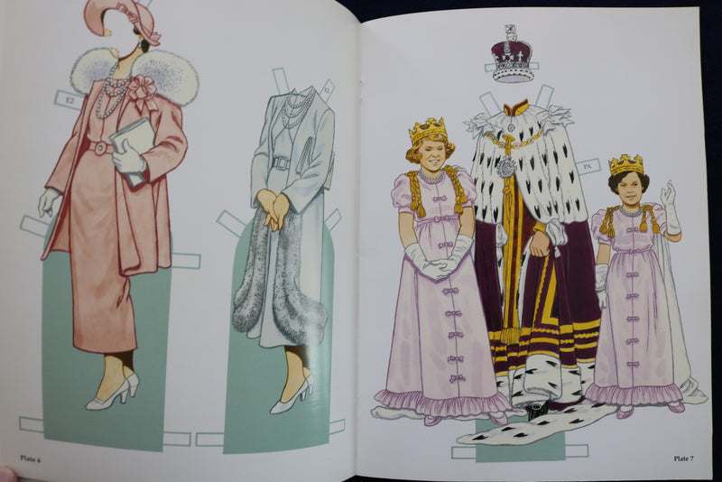 1982-2002 ROYAL FAMILY PAPER DOLL BOOKS - LOT OF 3 - O 3638