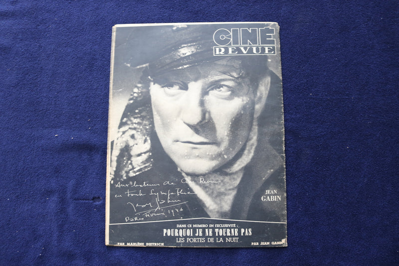 1946 FEBRUARY 22 CINE REVUE MAGAZINE - MARLENE DIETRICH - FRENCH COVER - E 23883