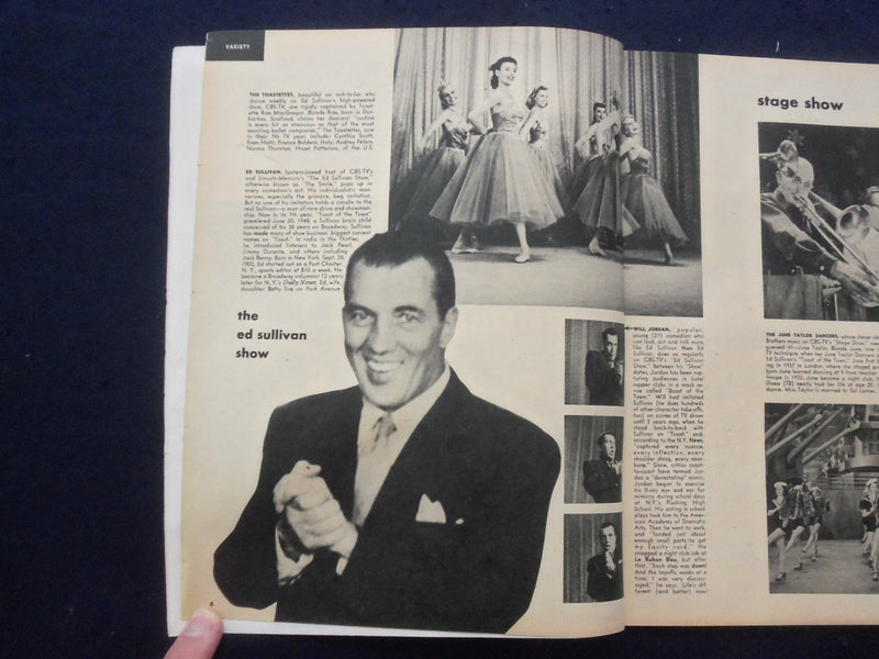 1956 WHO'S WHO IN TELEVISION AND RADIO MAGAZINE - GEORGE GOBEL COVER - SP 4781F