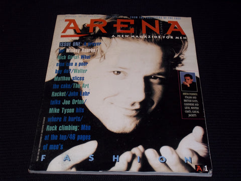 1986 WINTER ARENA MAGAZINE - MICKEY ROURKE PREMIERE ISSUE - E 13395