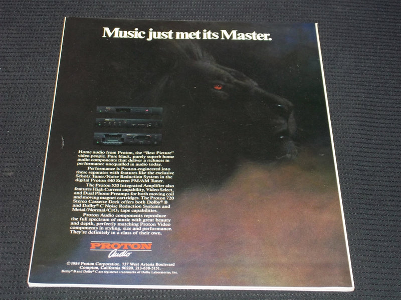 1984 SEPTEMBER VIDEO MOVIES MAGAZINE - FOOTLOOSE FRONT COVER - E 13805