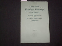 1954 AMERICAN PRIMITIVE PAINTINGS SOFTCOVER BOOK FROM GARBISCH COLLECTION-J 9854