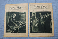 1922 NOTRE PAYS MAGAZINE - PASTEUR - FRENCH - LOT OF 8 - O 3853