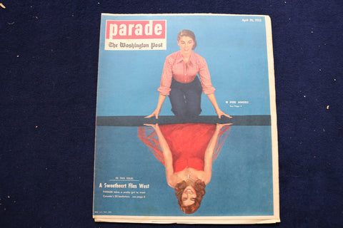 1952 APRIL 20 PARADE MAGAZINE - PIER ANGELI COVER - E 22310