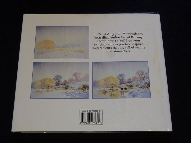 1997 DAVID BELLAMY'S DEVELOPING YOUR WATERCOLORS HARDCOVER BOOK - KD 6494V