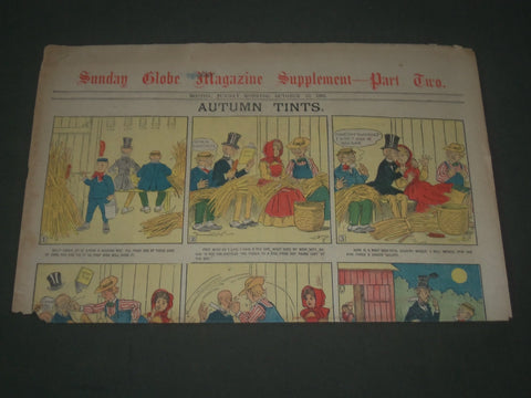 1905 OCT 22 SUNDAY BOSTON GLOBE SUPPLEMENT PART 2 - COLOR COMICS - NP 2767