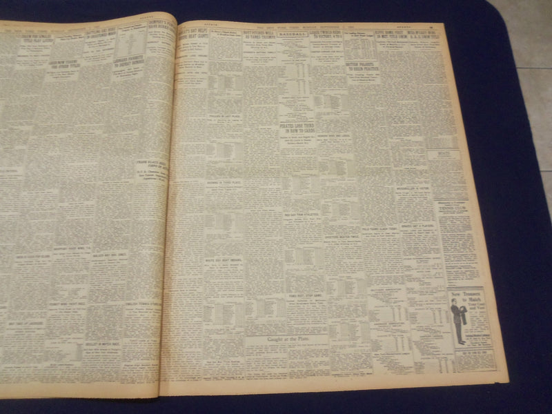 1923 SEP 2 NEW YORK TIMES - GREAT EARTHQUAKE RAVAGE TOKIO AND YOKOHAMA - NT 9346