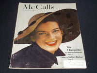 1949 SEPTEMBER MCCALL'S MAGAZINE - NICE FASHION FRONT COVER - E 20267