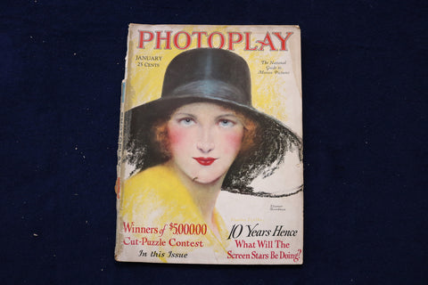 1928 JANUARY PHOTOPLAY MAGAZINE - ELEANOR BOARDMAN COVER - E 17800