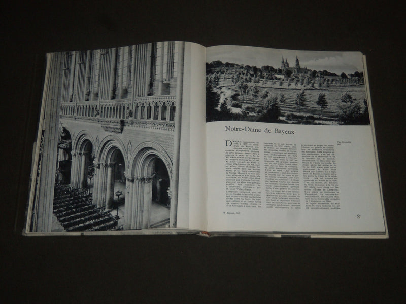 1963 CATHEDRALES DE FRANCE BY YVAN CHRIST HARDCOVER BOOK - FRENCH TEXT - I 487