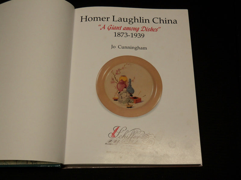 1998 HOMER LAUGHLIN A GIANT AMONG DISHES HARDCOVER BOOK - R 718X