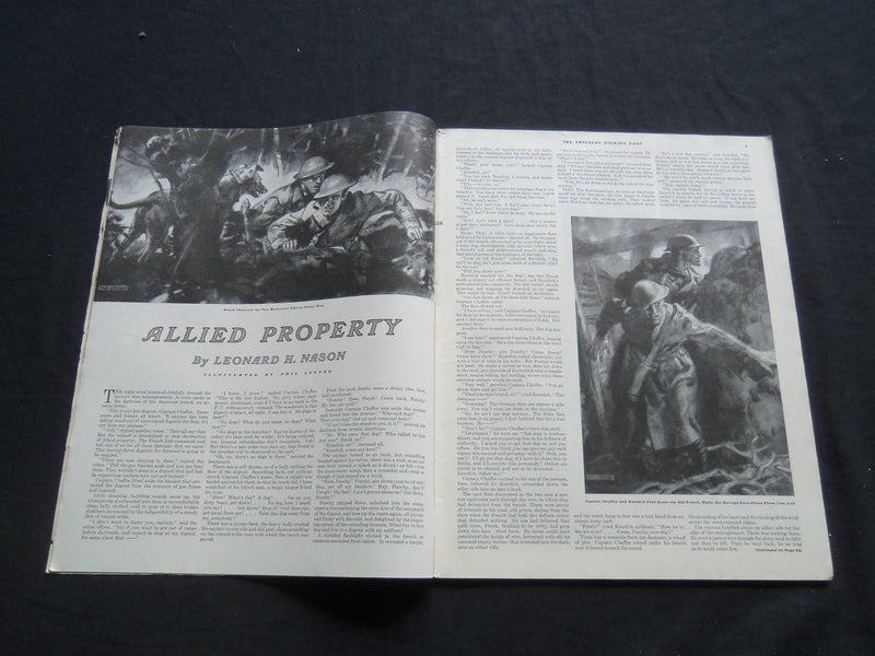 1937 MAY 22 THE SATURDAY EVENING POST MAGAZINE - ILLUSTRATED COVER - SP 1694