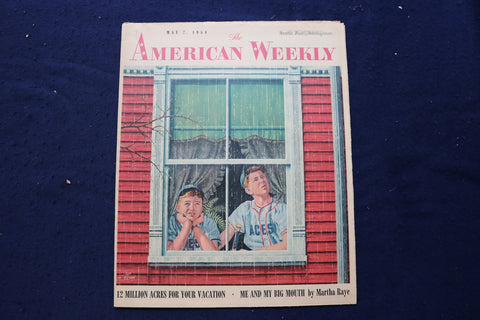1954 MAY 2 AMERICAN WEEKLY MAGAZINE - RICHARD BURTON ARTICLE AND PHOTO - E 23254