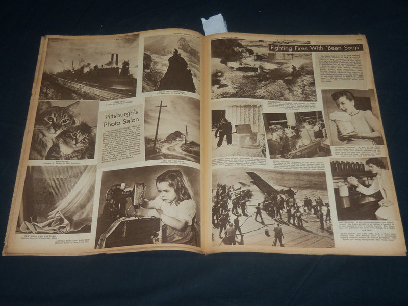 1945 MARCH 25 THE PITTSBURGH PRESS SUNDAY ROTO SECTION - ALIQUIPPA - NP 4460