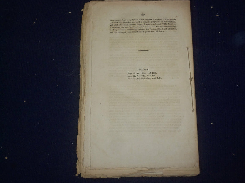 1821 OLD NORTH AND NEW BRICK CHURCHES IN BOSTON DISCOURSE - J 4798