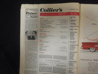 1955 FEBRUARY 4 COLLIER'S MAGAZINE - GREAT ILLUSTRATIONS, ARTICLES & ADS-ST 4529