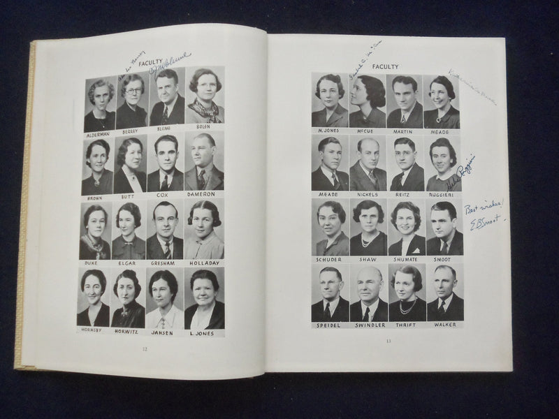 1940 THE CHAIN LANE HIGH SCHOOL YEARBOOK - CHARLOTTESVILLE, VIRGINIA - YB 3025