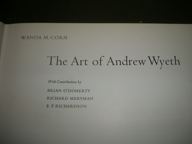 1973 THE ART OF ANDREW WYETH BOOK WANDA CORN NY GRAPHIC SOCIETY - KD 794B