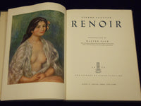 1950 PIERRE AUGUSTE RENOIR FIFTY REPRODUCTIONS IN FULL COLOR BOOK - KD 3452
