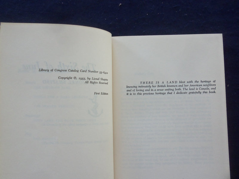 1955 THE SIXTH OF JUNE HARDCOVER BOOK BY LIONEL SHAPIRO - KD 8209