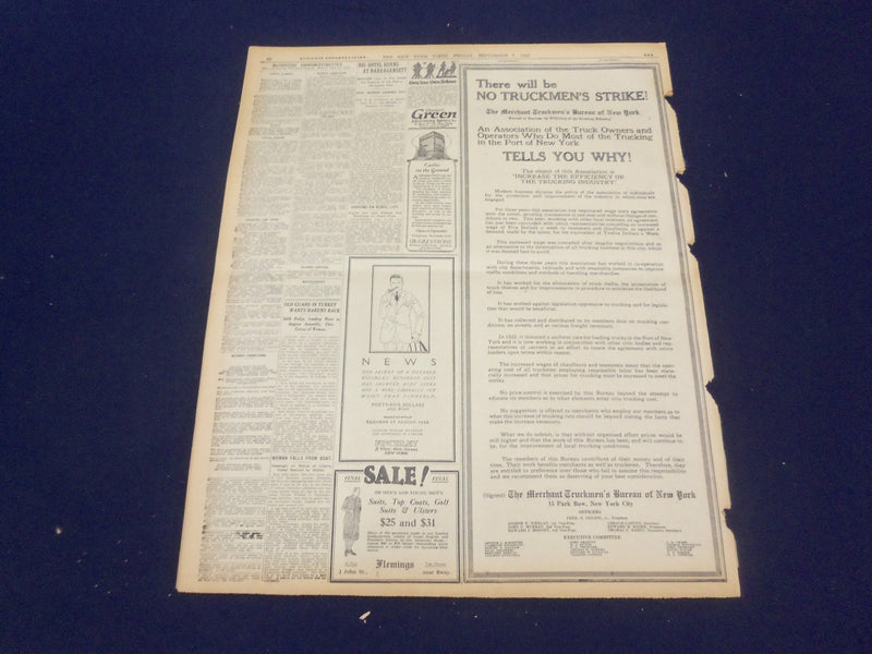 1923 SEP 7 NEW YORK TIMES - JAPAN DOLES OUT FOOD TO 500,000 - NT 9351