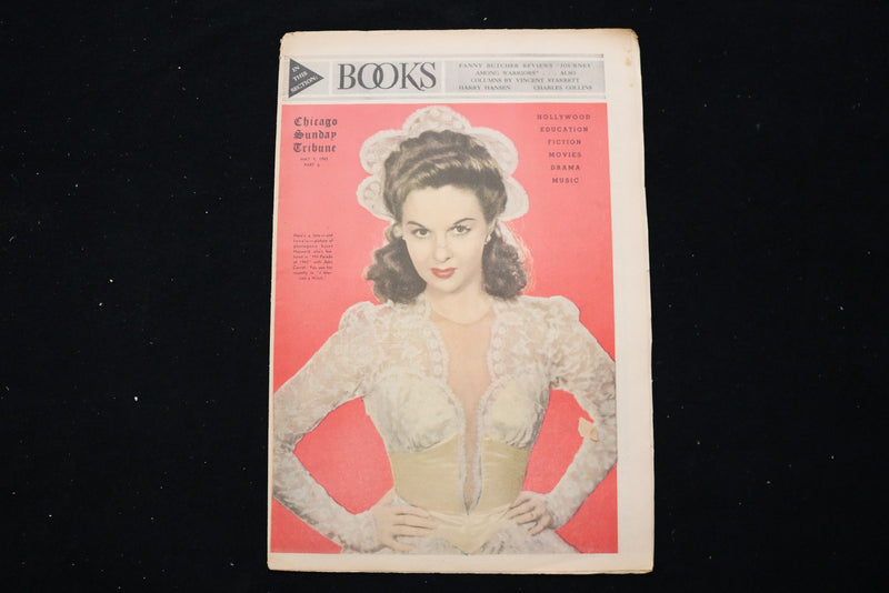 1943 MAY 9 CHICAGO SUNDAY TRIBUNE MAGAZINE - SUSAN HAYWARD COVER - E 25515