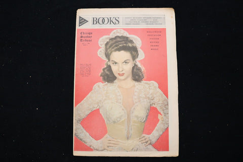 1943 MAY 9 CHICAGO SUNDAY TRIBUNE MAGAZINE - SUSAN HAYWARD COVER - E 25515