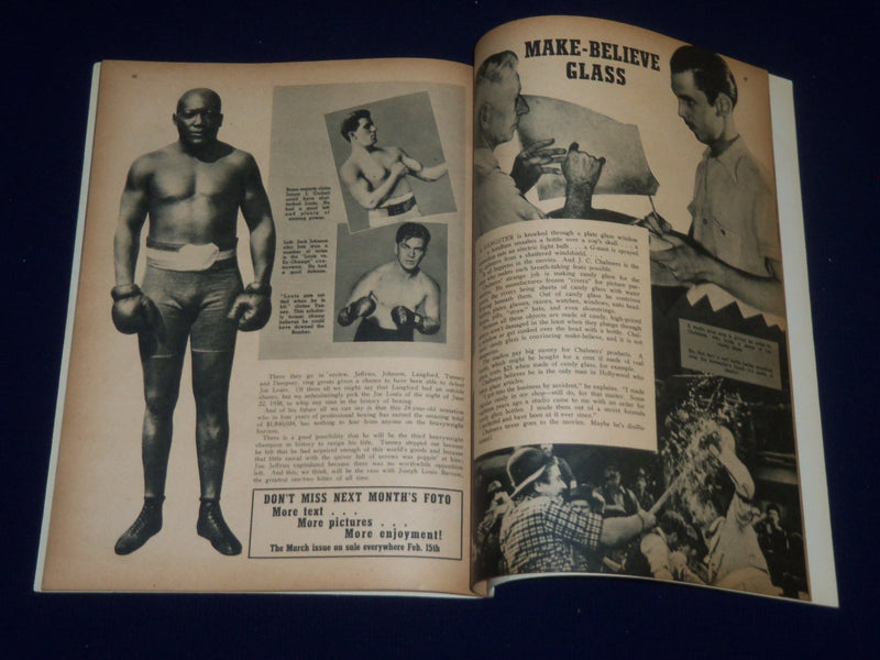 1939 FEBRUARY FOTO MAGAZINE - JOE LOUIS - GREAT PHOTOS - SP 2635