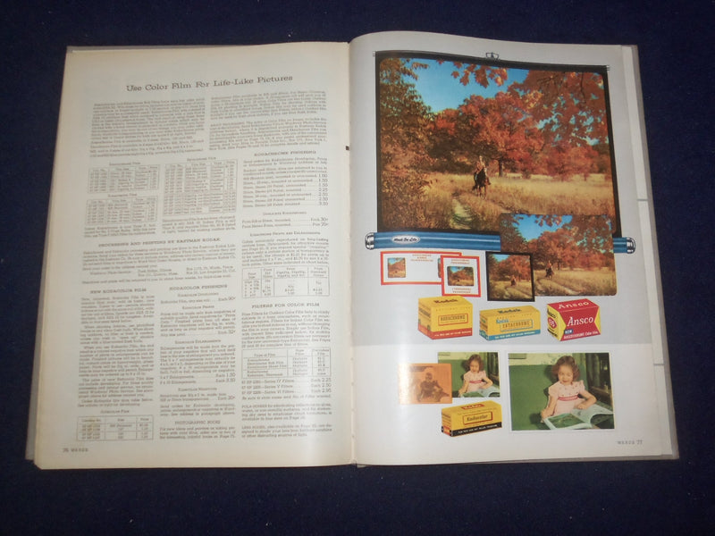 1956 MONTGOMERY WARD PHOTOGRAPHIC CATALOG - HARDCOVER - R 96U
