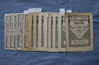 1896 CASTLE SQUARE THEATRE PROGRAM MAGAZINE - LOT OF 13 - BOSTON - K 2729