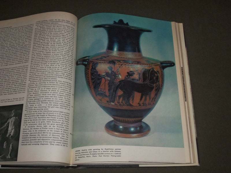 1966 LAROUSSE ENCYCLOPEDIA OF PREHISTORIC & ANCIENT ART BOOK - I 1325