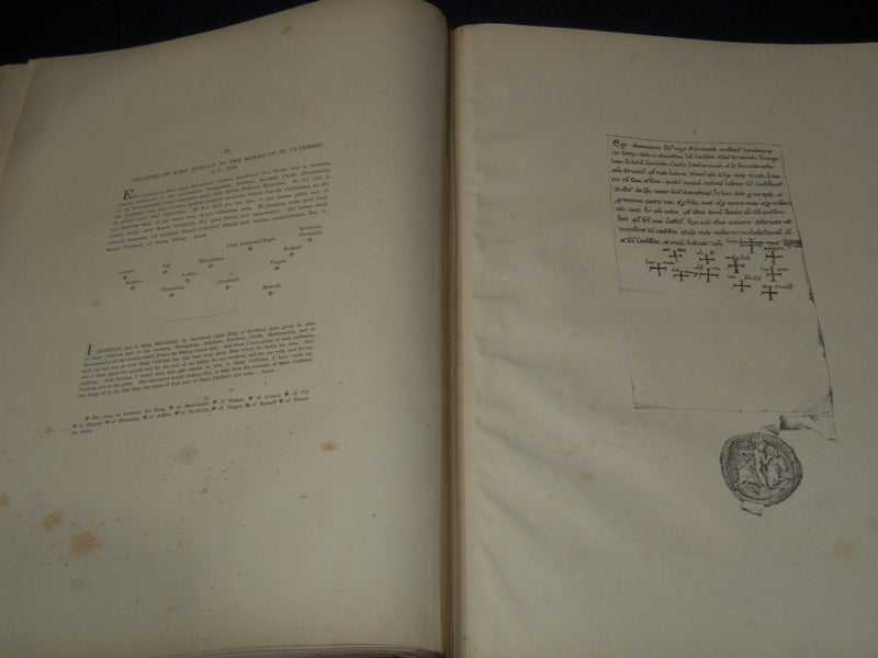 1867 FACSIMILES OF NATIONAL MANUSCRIPTS OF SCOTTLAND VOLUME - PART 1 - Z 280