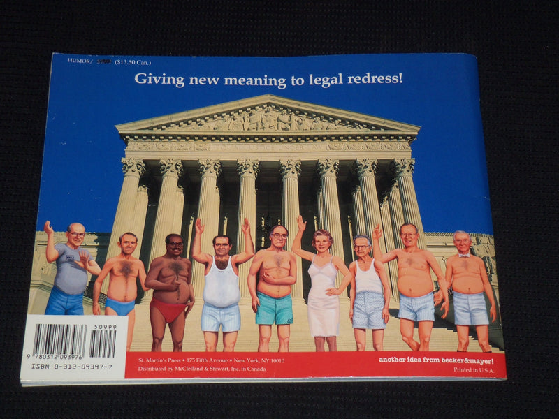 1993 THE SUPREME COURT PAPER DOLL BOOK BY DOUG MAYER - BECKER - J 7878