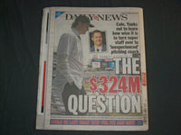 2019 DECEMBER 26 NEW YORK DAILY NEWS NEWSPAPER - GERRIT COLE & COACH MATT BLAKE