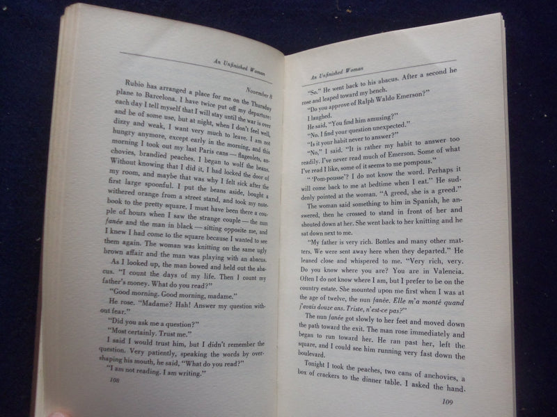 1969 AN UNFINISHED WOMAN HARDCOVER BOOK BY LILLIAN HELLMAN - KD 8399