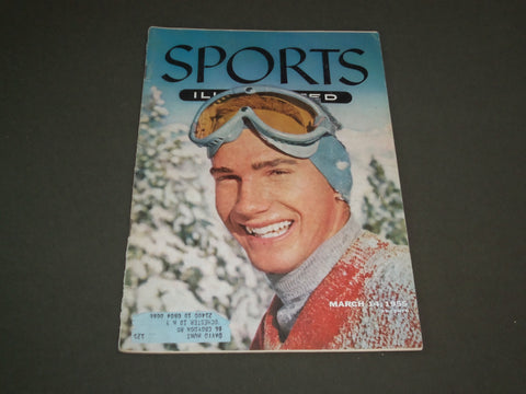 1955 MARCH 14 SPORTS ILLUSTRATED MAGAZINE - BUDDY WERNER - SP 8727
