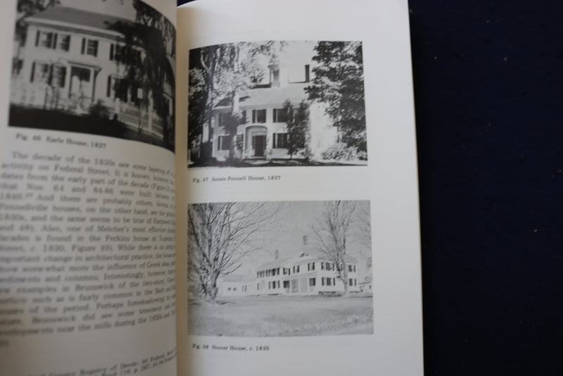1973 THE EARLY ARCHITECTURE OF BOWDOIN COLLEGE SOFTCOVER BOOK - K 966