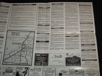 1986 SANTA FE PHOTO MAP & DIRECTORY - FOLD-OUT - J 8838