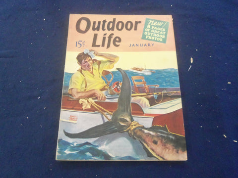 1940 JANUARY OUTDOOR LIFE MAGAZINE - 8 PAGES OF GREAT OUTDOOR PHOTOS - ST 267W