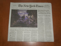 2021 AUGUST 29 NEW YORK TIMES - KABUL EVACUATION WINDING DOWN, THREATS PERSIST