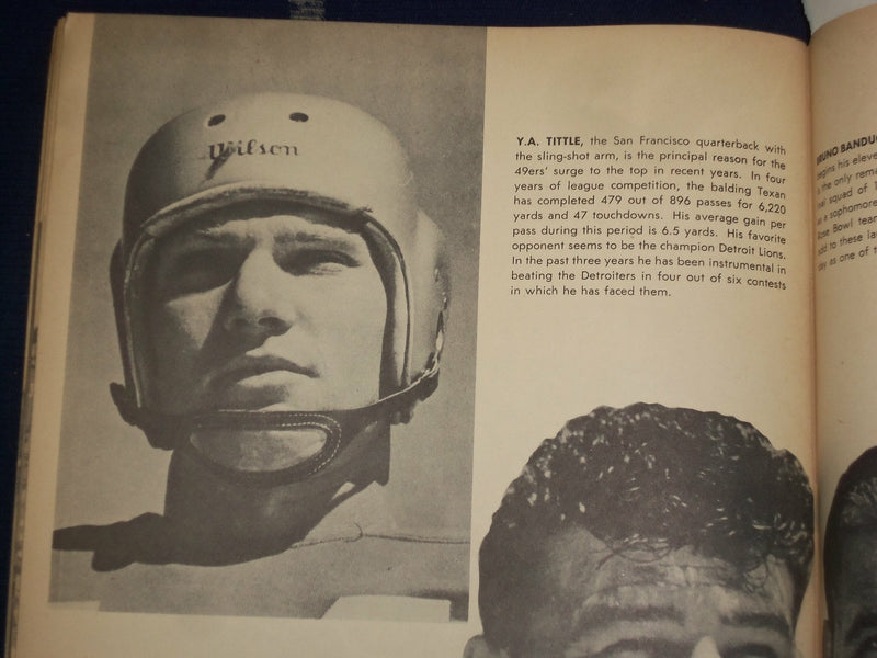 1954 PRO-FOOTBALL OFFICAL NATIONAL FOOTBALL LEAGUE YEAR BOOK - B 6526