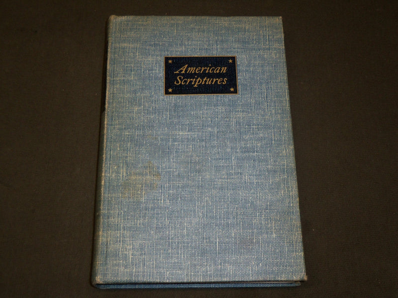 1946 AMERICNA SCRIPTURES BOOK BY CARL VAN DOREN AND CARL CARMER - KD 6087