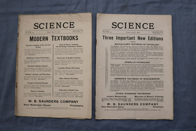 1940 SCIENCE MAGAZINE - LOT OF 13 - O 3910