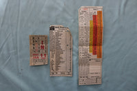 1920'S-1961 RAILROAD AND BUS TICKETS - 25 PIECES - K 3322