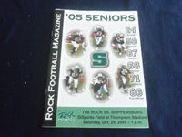 2005 OCT 29 FOOTBALL PROGRAM - SLIPPERY ROCK UNIV VS SHIPPENSBURG UNIV- SP 1217H