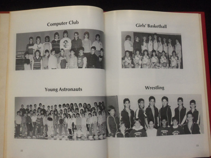 1987 IMPRESSIONS PEQUANNOCK VALLEY SCHOOL YEARBOOK- POMPTON PLAINS, NJ - YB 3165