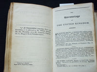 1820 THE ROYAL KALENDAR AND REGISTER - HARDCOVER - NICE ILLUSTRATIONS - KD 7587