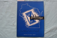 1954-1956 WISCONSIN HISTORICAL SOCIETY PROCEEDINGS- LOT OF 2 -SOFTCOVER - K 3265