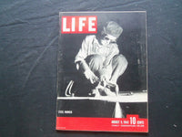 1943 AUGUST 9 LIFE MAGAZINE - STEEL WORKER - L 351