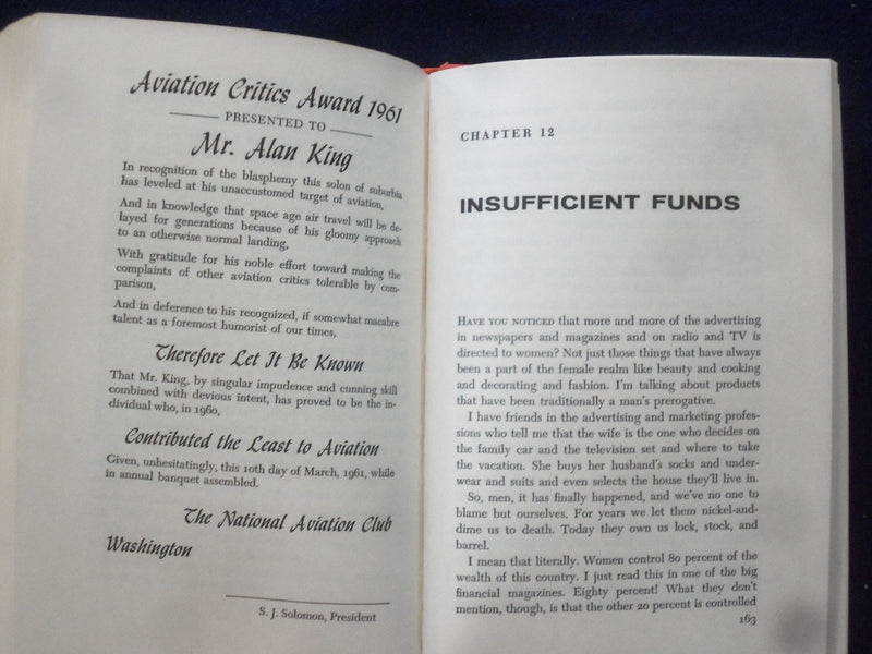 1964 HELP! I'M A PRISONER IN A CHINESE BAKERY HARDCOVER BOOK-ALAN KING - KD 8921